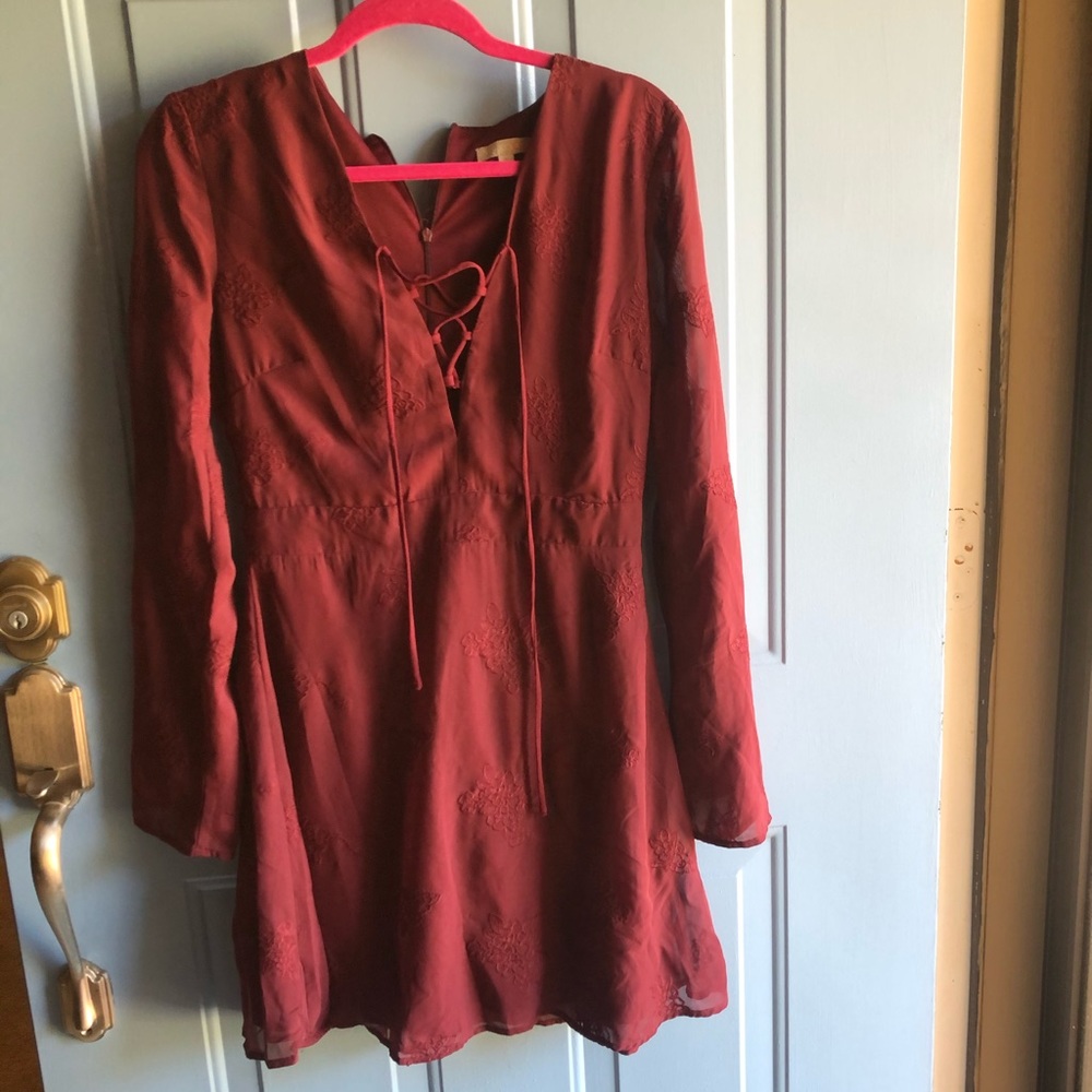 Gianni Bini Maroon dress - Small